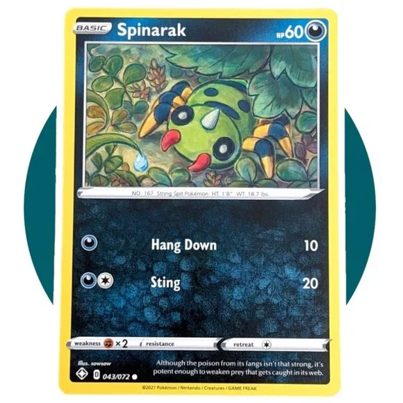Pokemon | Toys | Shining Fates Pokemon Card Hh69 Spinarak 43072 | Poshmark Pokemon | Toys | Shining Fates Pokemon Card Hh69 Spinarak 43072 | Poshmark